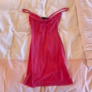 PrettyLittleThing pink slip dress, size 00